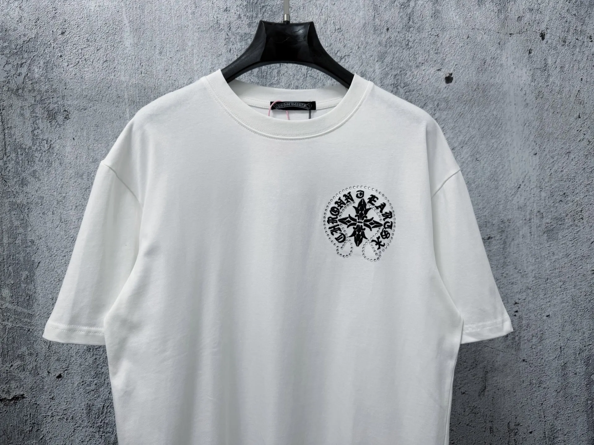 ￼ 【Chrome Hearts】 T ！ Same Style T Versatile : Black White Size：S-XL